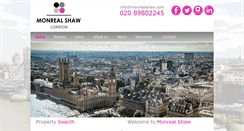 Desktop Screenshot of monrealshaw.com